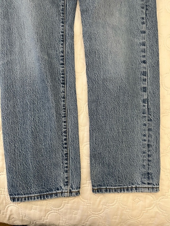 Levi’s 501 Original High Rise Straight Leg Jeans Medium Wash W26 L30 - Picture 15 of 17